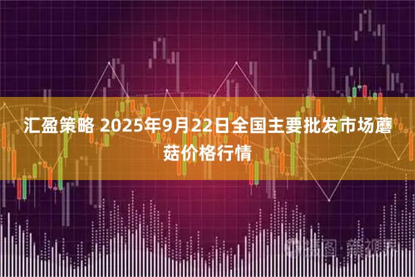 汇盈策略 2025年9月22日全国主要批发市场蘑菇价格行情
